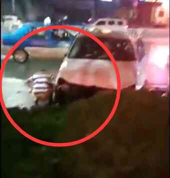 实拍:少女酒驾撞人 在伤者身旁脱裤子撒尿憋坏