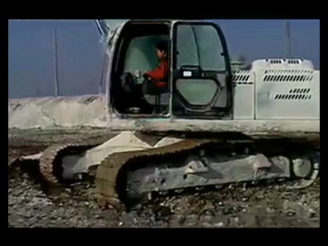 挖掘机工作视频