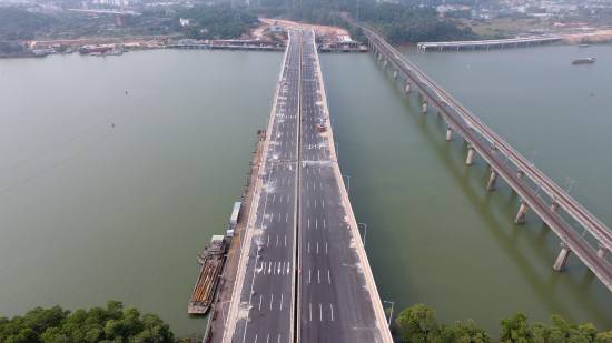 惠州芦泰大桥现场图片图片