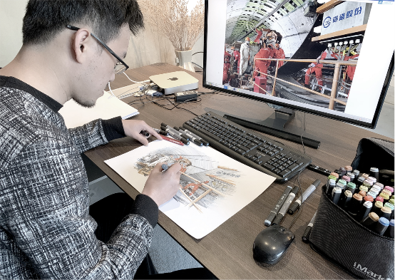 上海团市委邀请卢辉响设计师手绘抗疫英雄事迹