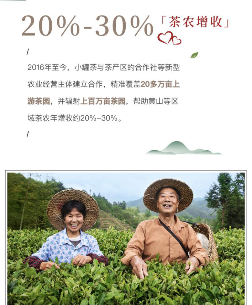 茶产业扶贫成绩亮眼 小罐茶助茶农年增收近3成