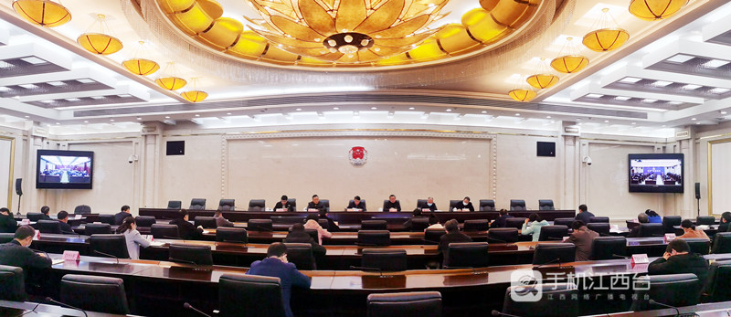 3月8日上午，江西省司法厅召开厅直系统党史学习教育动员会。