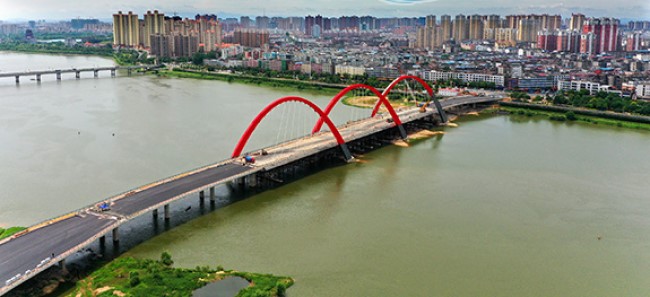 抚州中洲大桥全国第二图片