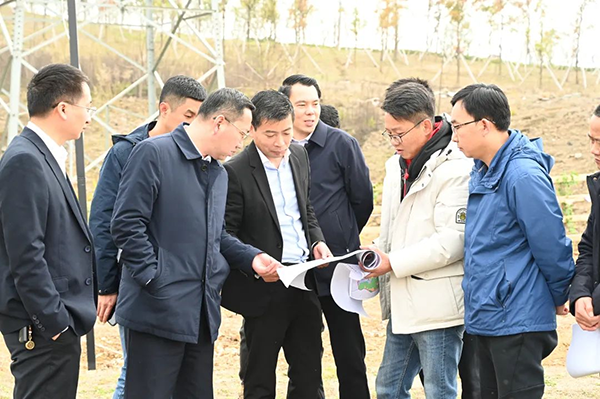 萍乡安源区副区长刘宗峰来到横龙街调研乡村振兴项目建设工作