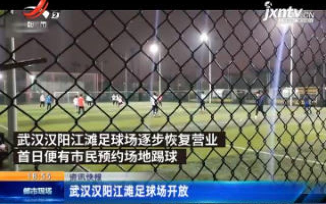 武汉汉阳江滩足球场开放