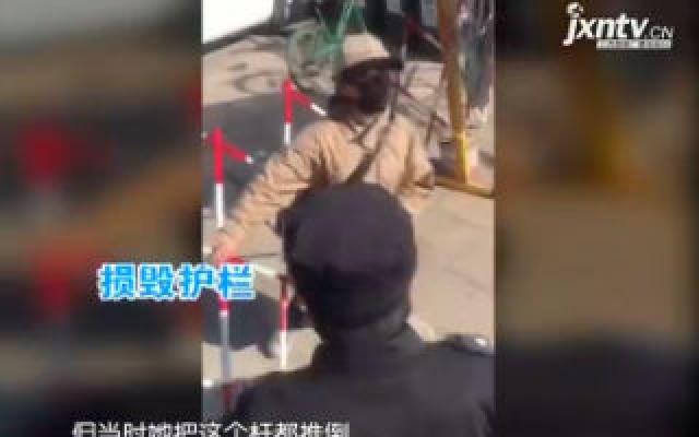 北京：太豪横！女子强行闯卡推搡民警 大声叫嚣你算老几