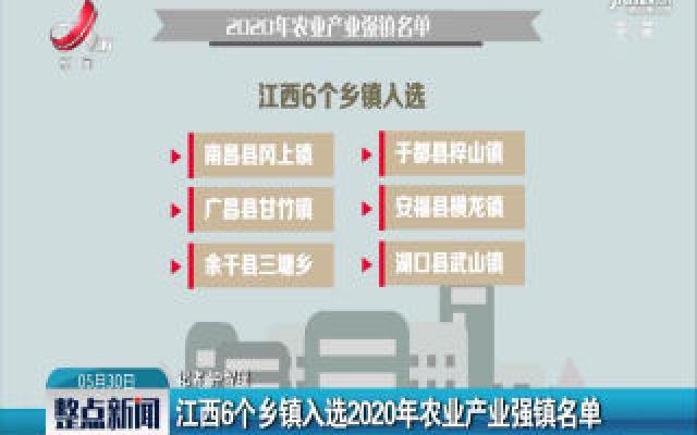 江西6个乡镇入选2020年农业产业强镇名单