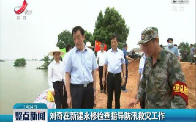 刘奇在新建永修检查指导防汛救灾工作