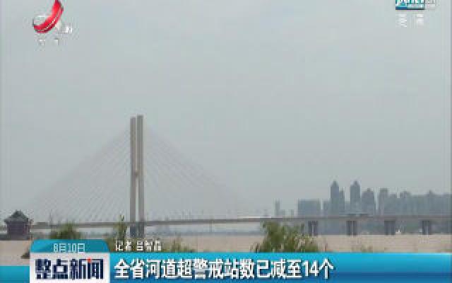 江西省河道超警戒站数已减至14个